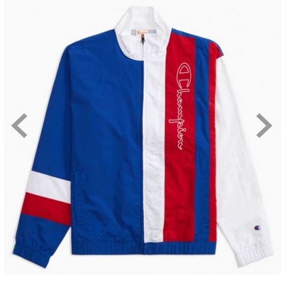 CHAMPION Vintage 
Tri Colour Block Track Jacket - Picture 1 of 4